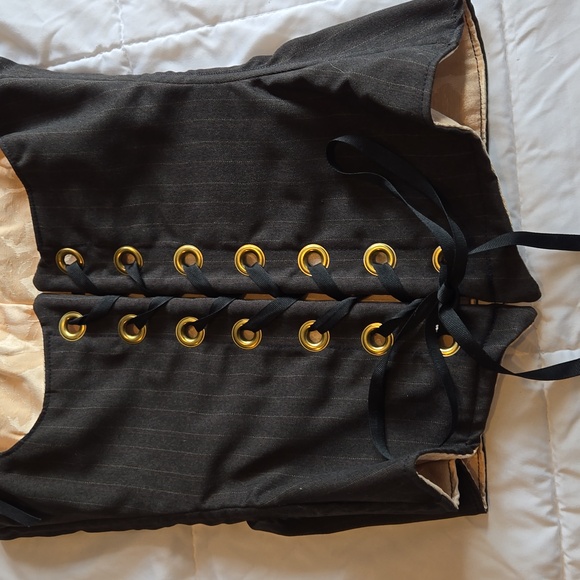 Long underbust corset with collar BNWOT - Picture 3 of 9